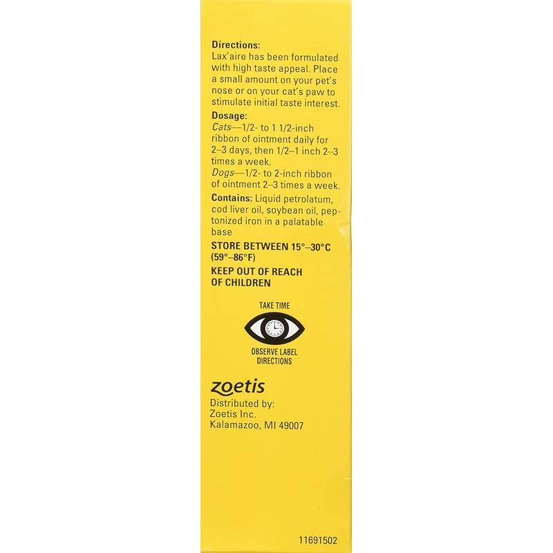Lax'Aire Gentle Laxative and Lubricant for Cats Dogs - 3