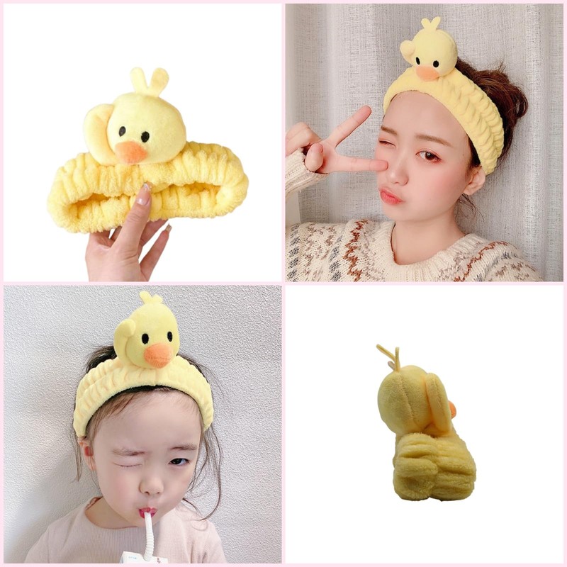 APOSITV Duck Hair Band Soft Headband Face Wash Band for