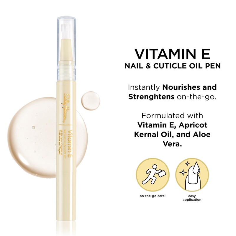 Sally Hansen Vitamin E Nail & Cuticle Oil Pen, Trattamento