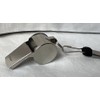 Techtongda Solid Metal Referee Whistle With Black Lanyard Coach Whistle