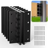 6 pcs T-Post Mounting Bracket, Stainless Steel T Post Target