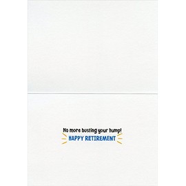Camels at Office Water Cooler Avanti Humorous/Funny Retirement Card