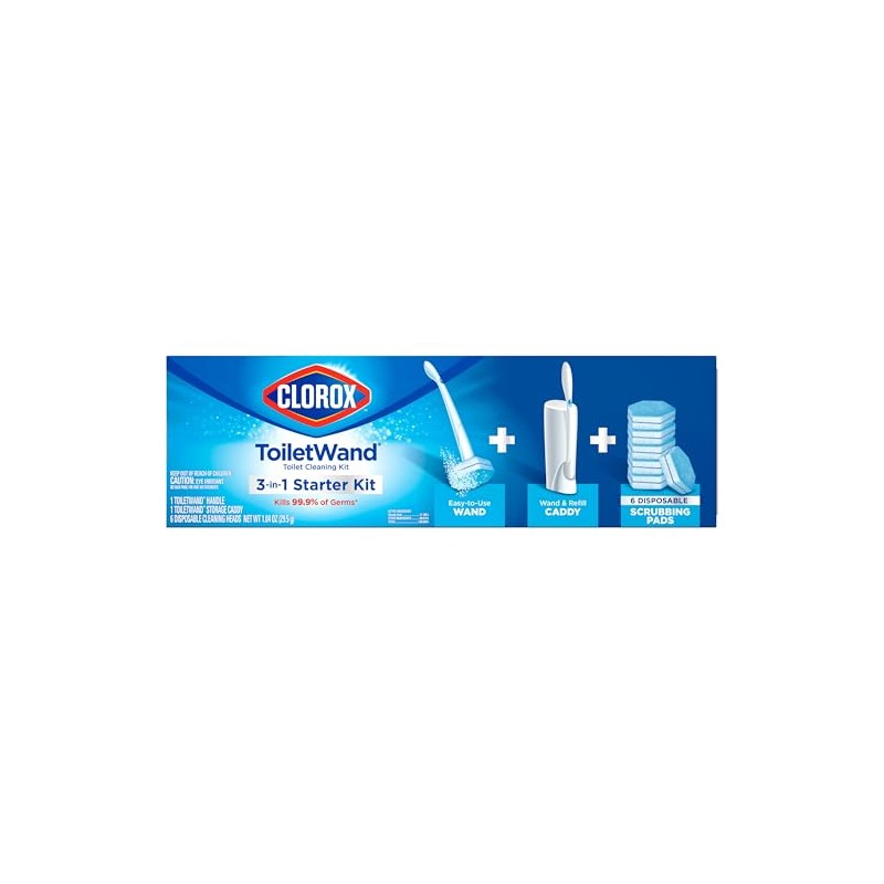 Clorox ToiletWand Sistema de limpieza de inodoros desechables