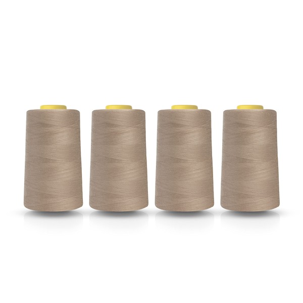 Realm Sewing Machine Polyester Thread x 500 Yards Cone White