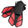 Adjustable Adult Diving Fins Comfortable Snorkeling Swimming Flippers Assistant EquipmentRed