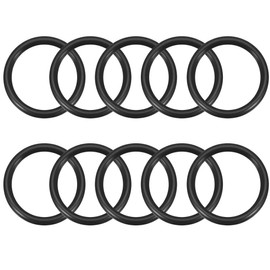 sourcing map Pack of 10 O Ring Seal 20 mm x 25.3 mm x 2.65 mm Metric Nitrile Rubber Sealing Rings Rubber Seals for Cream Dispenser Pump Quick Coupling Transfer Adapter