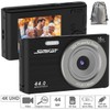 Somikon Digital Camera: Digital Photo Compact Camera Interp 4K Resolution