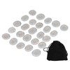 Rune Stones Fine Workmanship Stylish Appearance Small Volume White Crystal