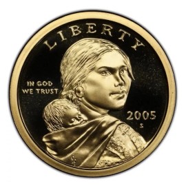 2005-S Sacagawea Dollar - Gem Proof DCAM X-448