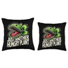 Venus Flytrap Enthusiast Carnivorous Plant Obsession Rare Throw Pillow