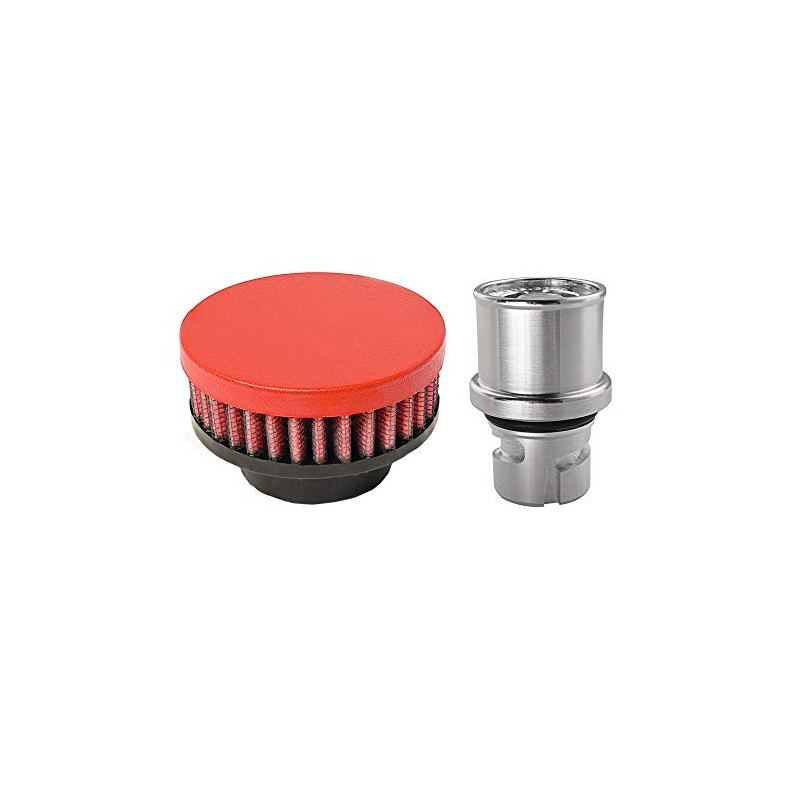 CFM Performance Baffled Billet Valve Cover Breather compatible with 2015-2023