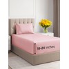 Extra Deep Pocket Twin Sheets - 3 Piece Breathable & Cooling Bed Sheets - Hotel Luxury Bed Sheet Set - Soft, Wrinkle Free & Comfy - Easily Fits Extra Deep Mattresses - Deep Pocket Baby Pink Sheets Set