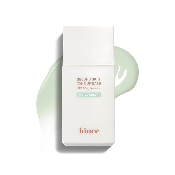 hince Second Skin Tone Up Base - Muted Green