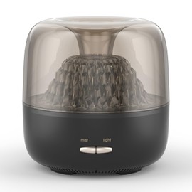 KinYiLO Essential Oil Diffuser, Modern Style Aroma Diffusers with Ambient Light, Fragrance Ultrasonic Cool Mist Air Aromatherapy for Home, Bedroom, Office, Black