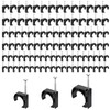 Aemygo 120 PCS 1", 1/2", 3/4" Half Clamps J-Hook with