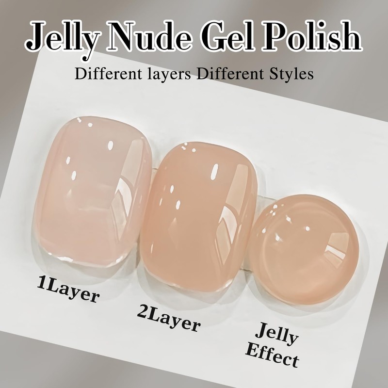 Double Rhythm 15 ML Gel Polish Pure Sheer Same Color