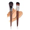 SURALIN 2er-Pack Foundation-Pinsel, flüssige Make-up-Pinsel, weicher Foundation-Pinsel, Foundation-Konturpinsel, hochwertiger Holzgriff