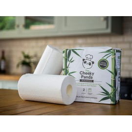 The Cheeky Panda Kitchen Roll, plastic bamboo, White