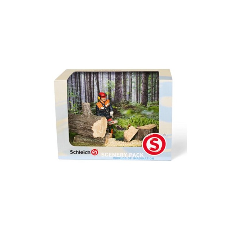 Schleich Forestry Scenery Pack