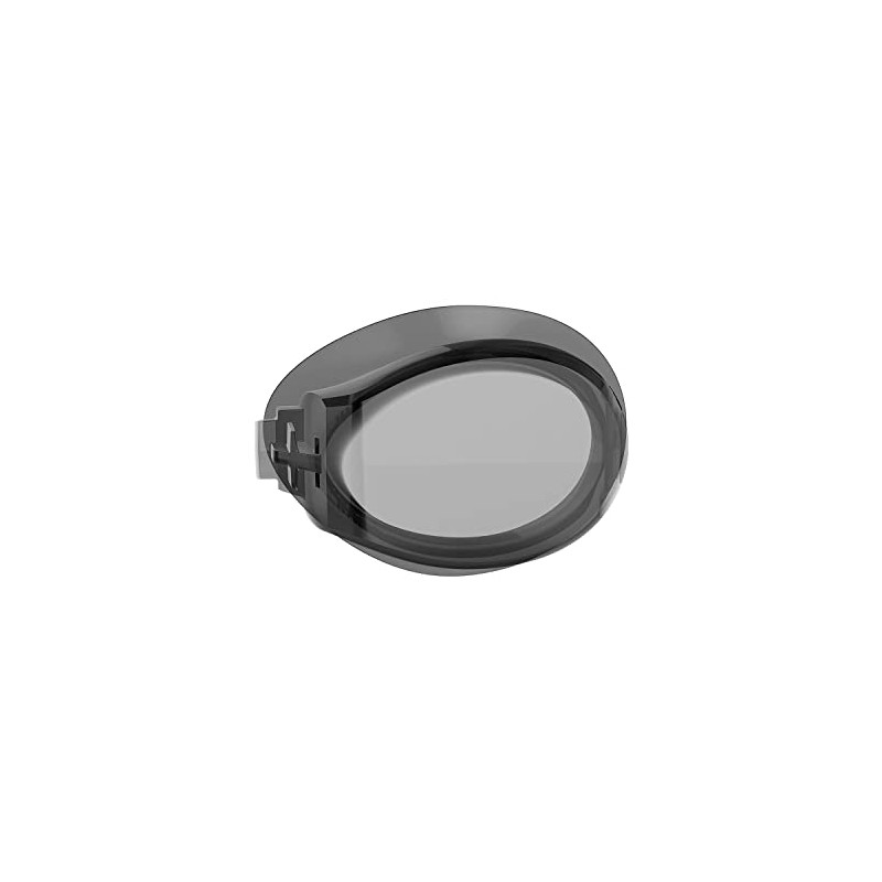 Speedo Unisex Adult Mariner Pro Optical Lens Swimming Goggles, Black/Smoke,