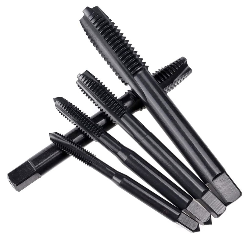 Gasea 7pcs Spiral Point Tap Set Nitriding Coated HSS 6542