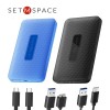 SETMSPACE 2.5" Hard Drive Enclosure Case USB 3.0 to SATA