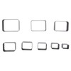 8pcs Leather Punch Cutter Mold High Carbon Steel Hollow Punch