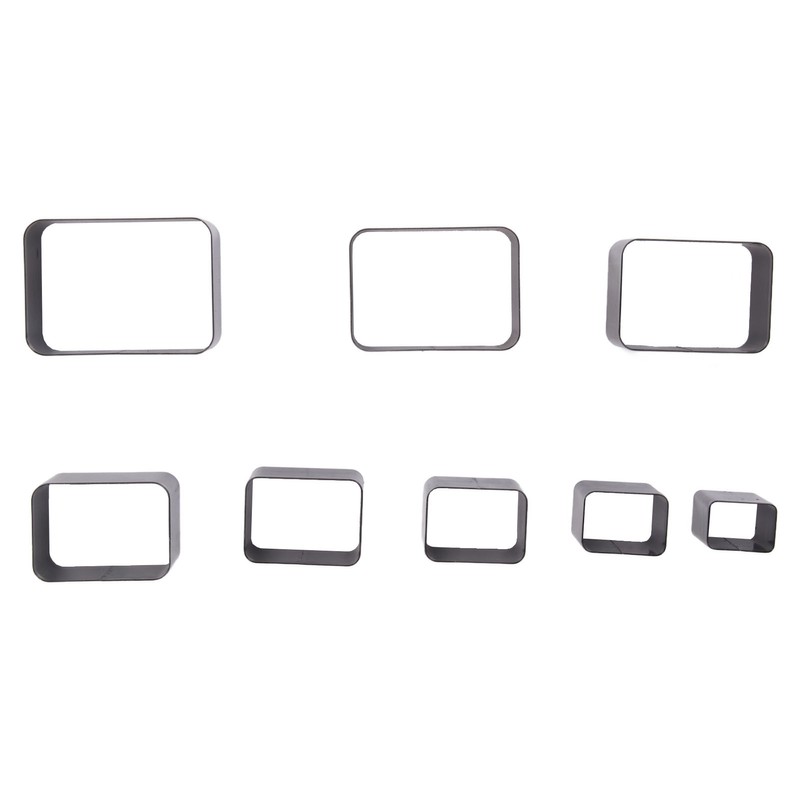 8pcs Leather Punch Cutter Mold High Carbon Steel Hollow Punch