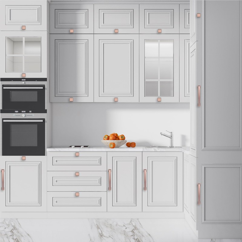 GRANTENOV 5 Inch Antique Copper Cabinet Pulls Knobs Kitchen Cabinet