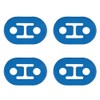 Bohaner Pack of 4 Universal Heavy Duty Rubber Exhaust Bracket