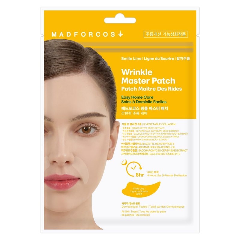 MADFORCOS Wrinkle Master Patch | S-zone, 1 Set, 18 Doses,