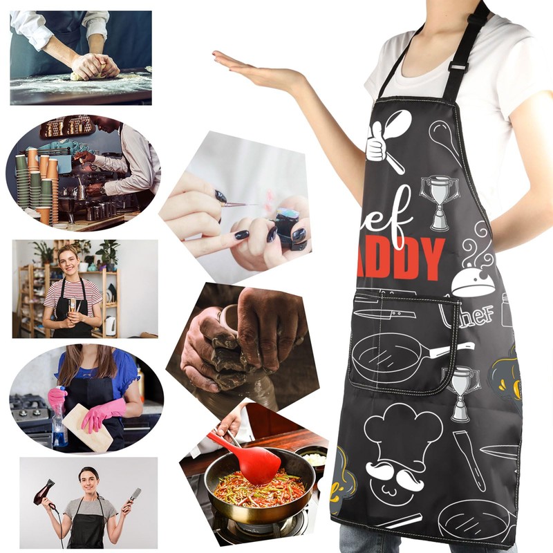 BNQL Chef Daddy Apron for Dad Chef Gift Dad Kitchen