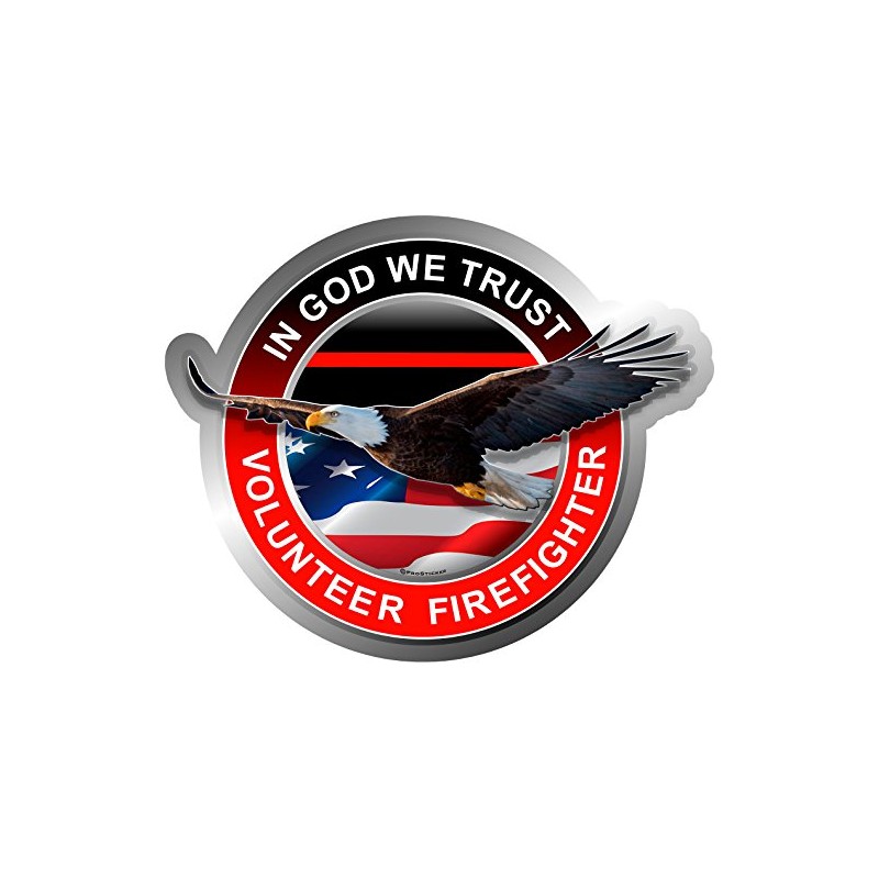 ProSticker 209 (One) 4" Patriot Series in God We Trust,