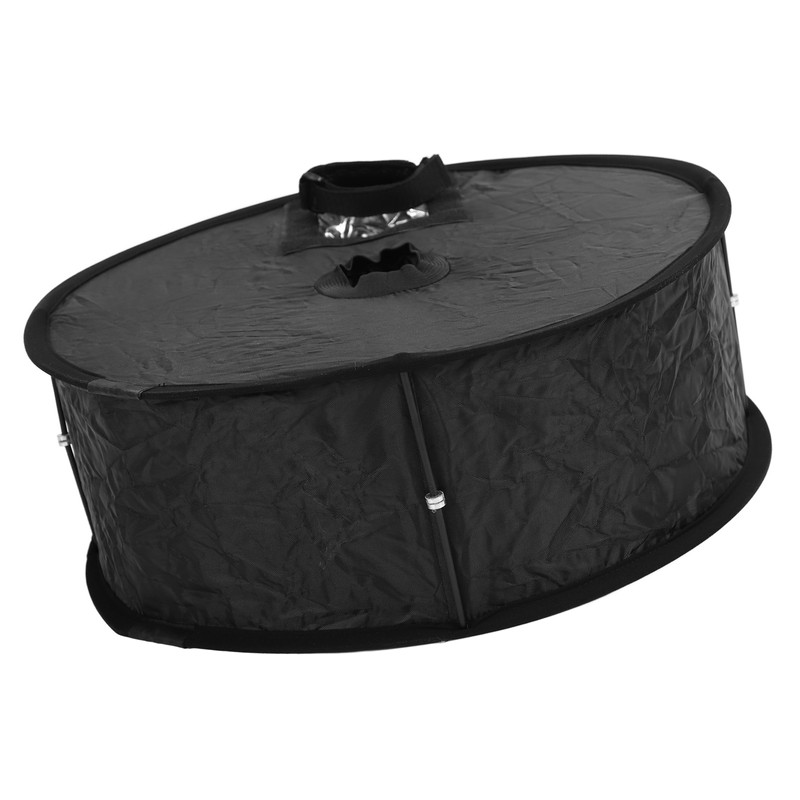 Ring Flash Softbox 17in Flash Diffuser Foldable Portable with Carrying