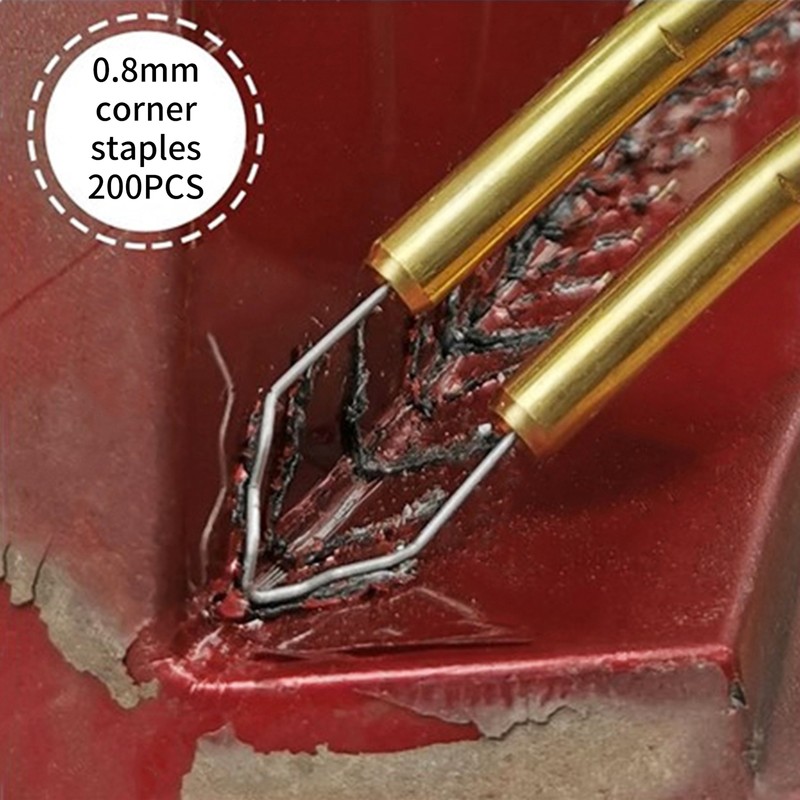 800PCS Auto Plastic Repair Hot Staples with Storage Box for