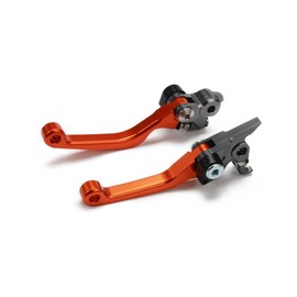 Motorcycle Clutch Lever Brake Lever Billet Pivot for 125SX 150SX 150XC 200XC 200XC-W 450XC-F 505XC-F 125EXC 200EXC 250SX-F 450SX-F-Orange