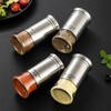 MAXCOOK Salt and Pepper Shakers set, Stainless Steel Salt Shaker