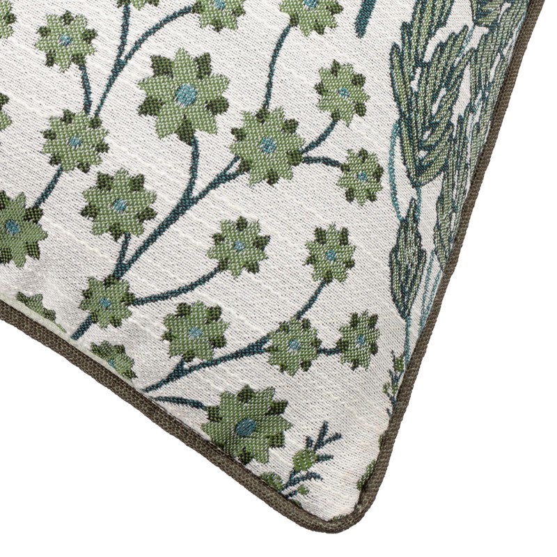 furn. Wylder Ophelia Cushion Cover – Reversible Botanical Floral Jacquard