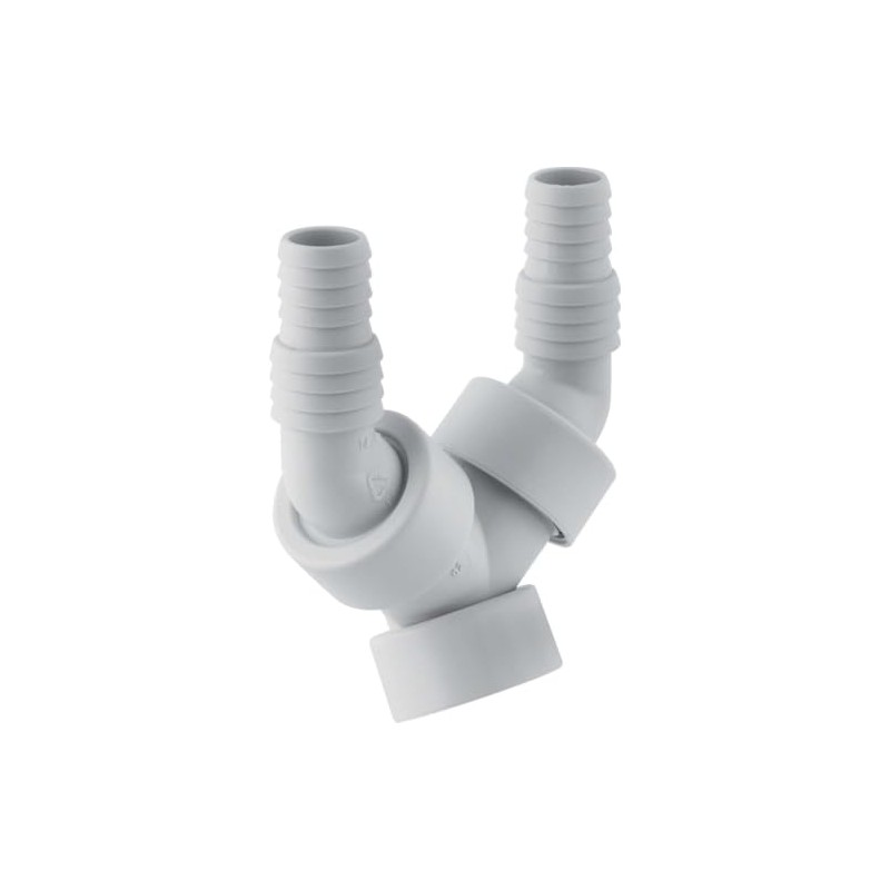Geberit 152.767.11.1 Double Hose connector Elbow for Washing Machine