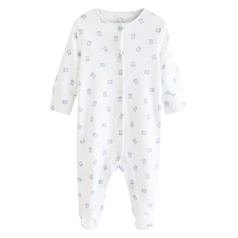 NEXT 7 Pack Baby Bear Pajamas, blue