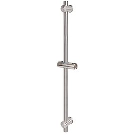 NearMoon Slide Bar with Height/Angle Adjustable Handheld Shower Holder, Bathroom SUS 304 Stainless Steel Head Holder for Bath (Screw Mounted, Brushed Nickel)