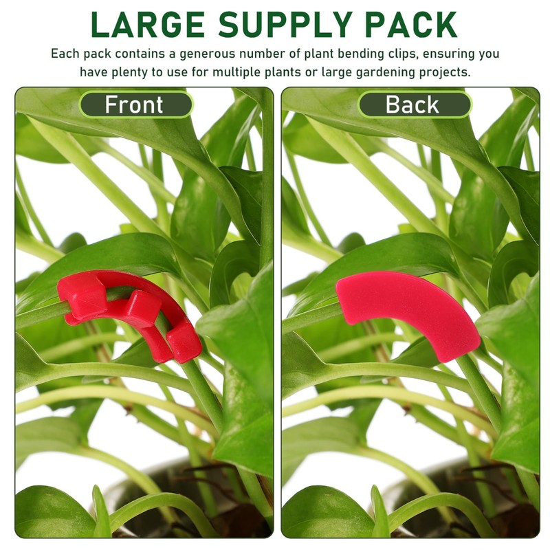 Pack of 60 Plant Bender Clips, Plant Training Bending Clips,
