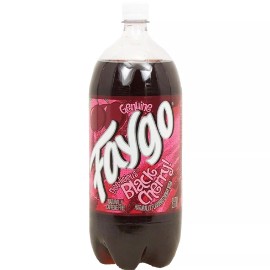 Faygo 8 - FAYGO 2 LITER SODA POP BLACK CHERRY (1 CASE = 8 BOTTLES)