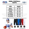 Exxact Sports Rebel Mens Integrated Football Pants with Built-in Pads,