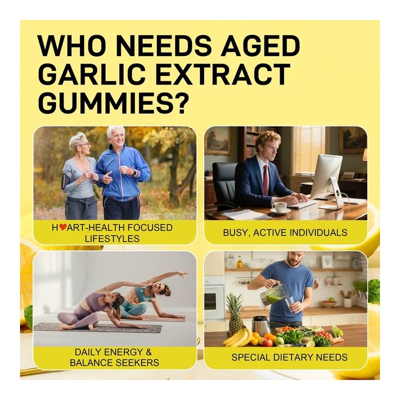 Velna zivs Aged Garlic Extract Gummies – Odorless, Soft Chew