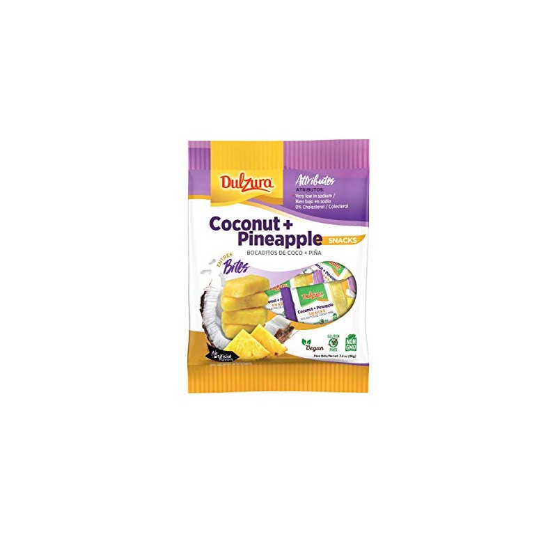 Coconut Pineapple Snacks, 4 Pack