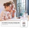 BIUDECO 1pc Makeup Brush Holder Lid Dustproof Organizer for Vanity