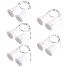 GUUZI Pack of 5 RC-36 Installation NC Security Alarm Door Window Contact Sensor Magnetic Reed Switch for Iron Gate (White)