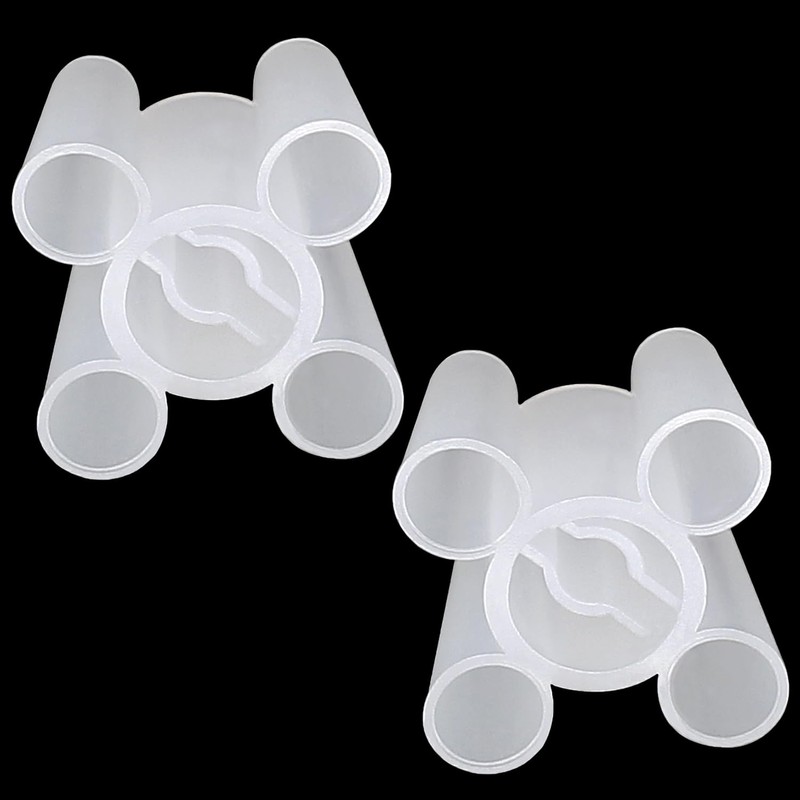 Fbshicung 2 Pcs Clear Spool Holder #546893 Thread Adapters for