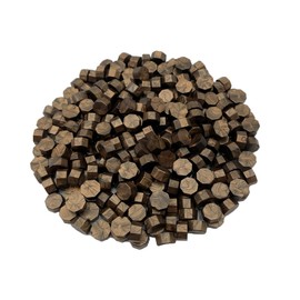 LICQIC Sealing Wax Beads Set, 300 Pcs Wax Seal Beads for Wax Stamp Sealing, Dark Brown